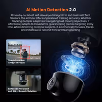 70MAI X800-2 4K OMNI 360° DASH CAM WITH SONY STARVIS 2