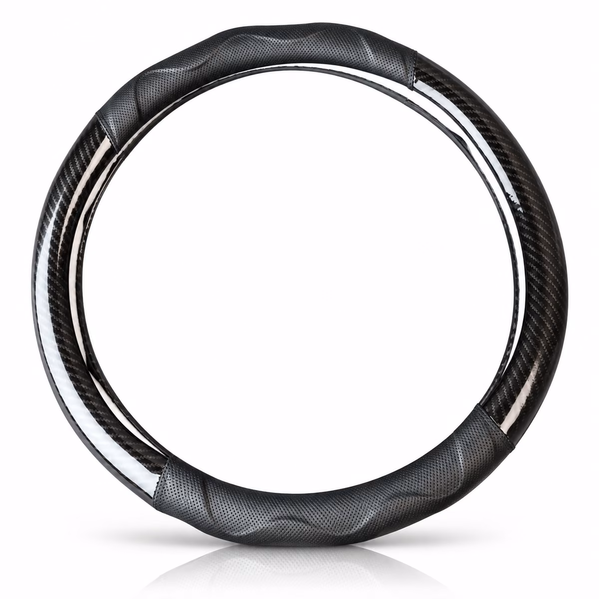 CAR HALF CARBON WHEEL STEERING COVER