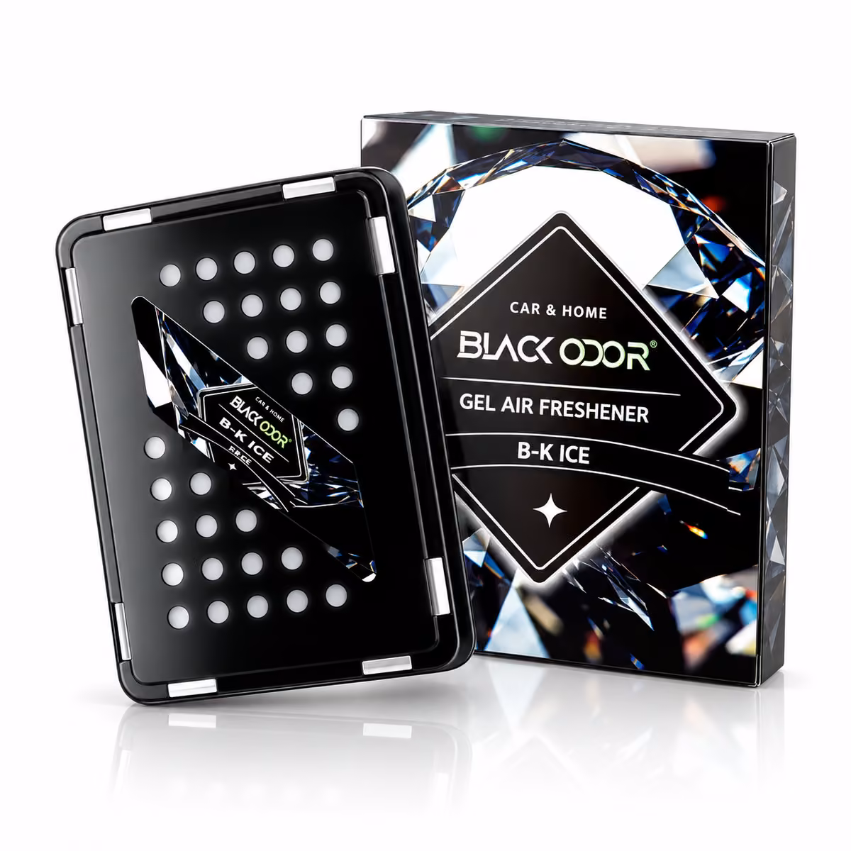 BLACK ODOR GEL AIR FRESHENER B-K-ICE 230G