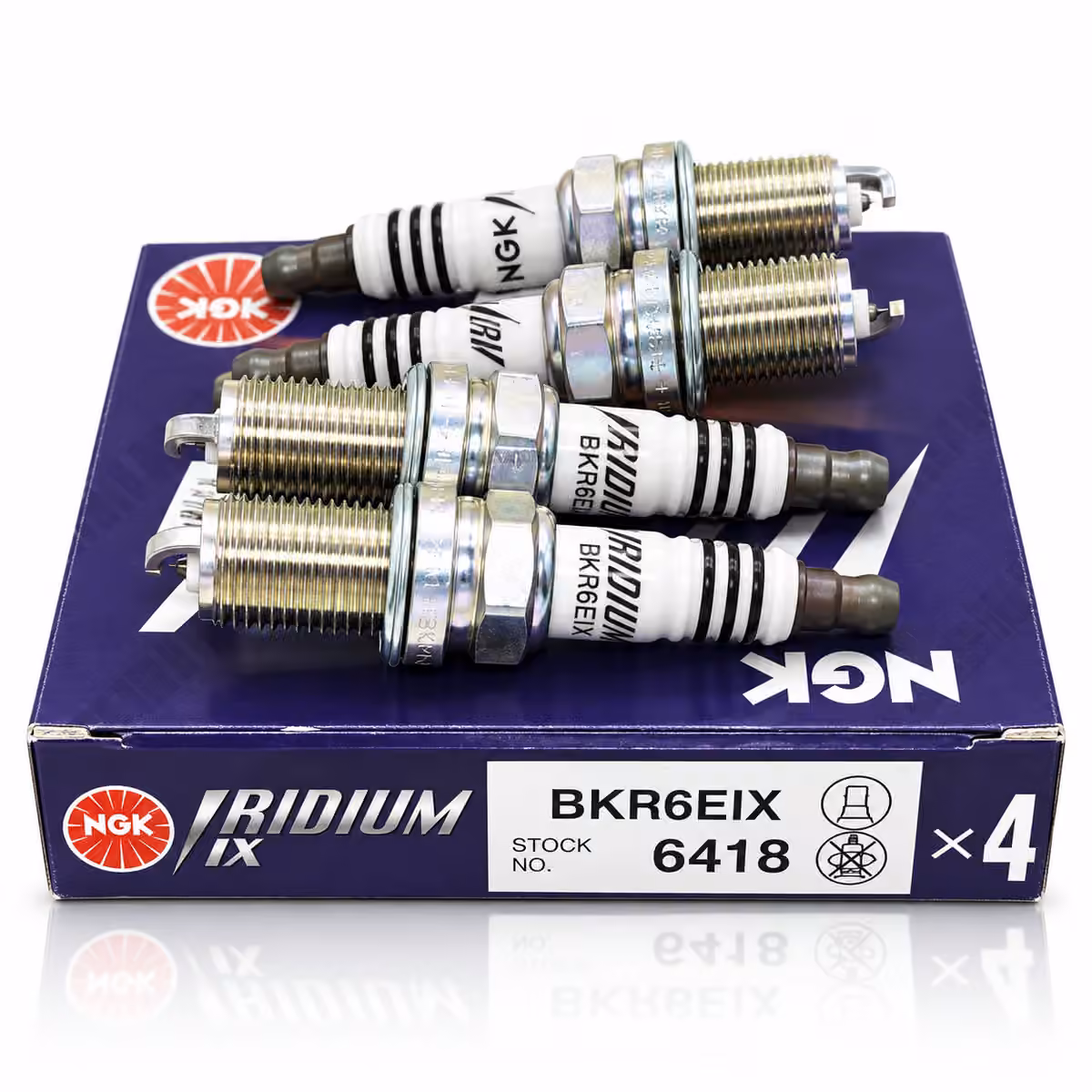NGK IRIDIUM IX BKR6EIX-11 SPARK PLUG (4PCS)